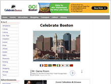 Tablet Screenshot of celebrateboston.com